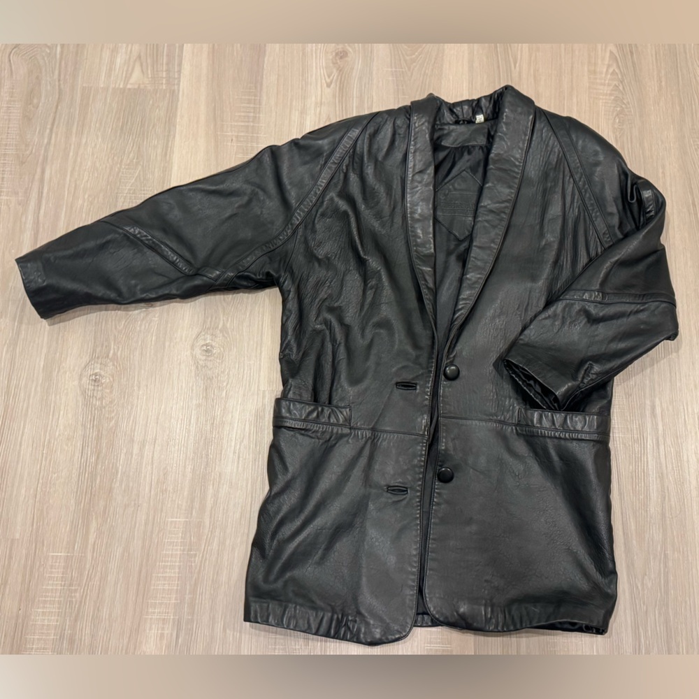 Preston & York Womens Lambskin Leather Jacket 90s vintage - SEE DESCRIPTION